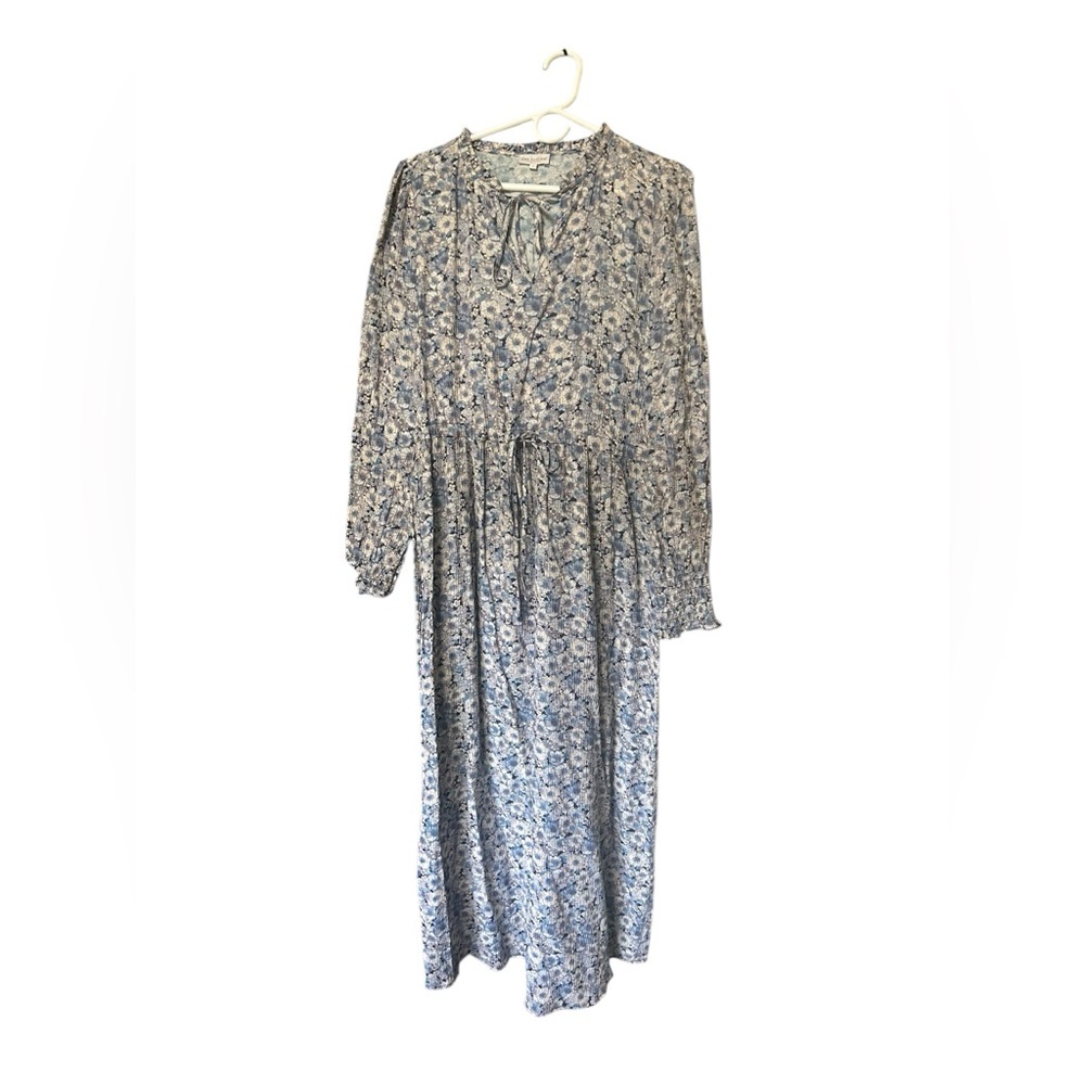 Dea Kudibal Floral Tie Maxi Gunver Day Dress Women’s Size Small - Picture 2 of 6